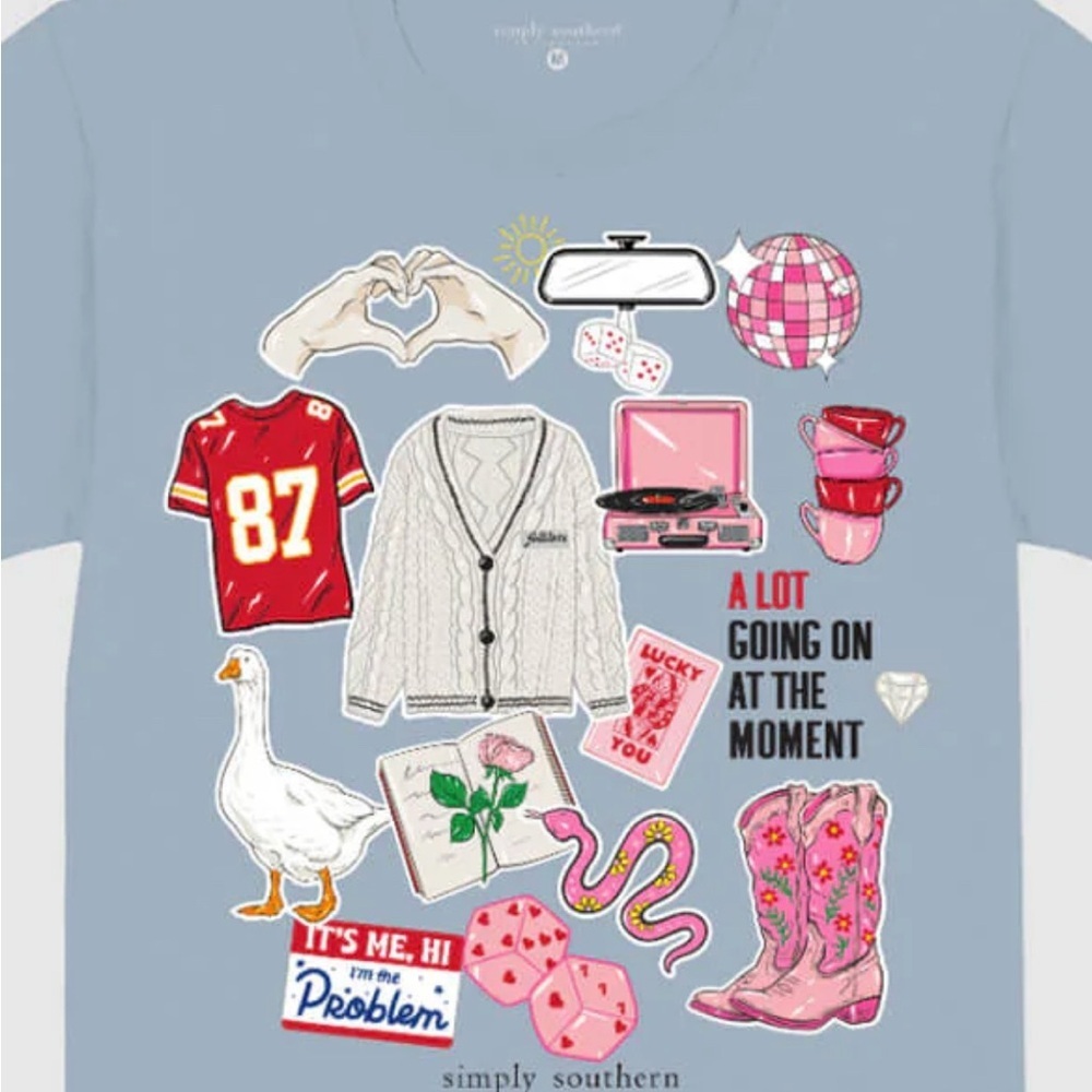 Simply Southern Limited Edition Taylor Swift Era’s Inspired Tee NWT - Picture 8 of 10